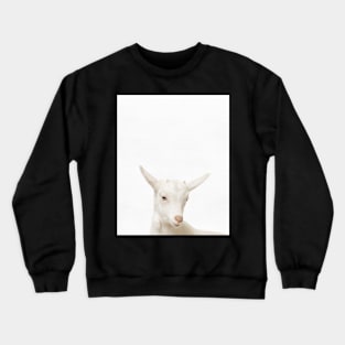 Goat print, Nursery, Animal, Kids room, Modern art, Wall decor Crewneck Sweatshirt